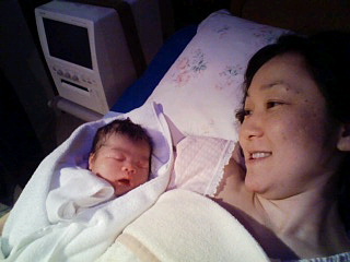 田中家に長女が産まれました